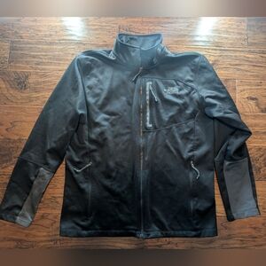 The North Face Men's Black Lightweight Fleece Lined Zip Up Size Large